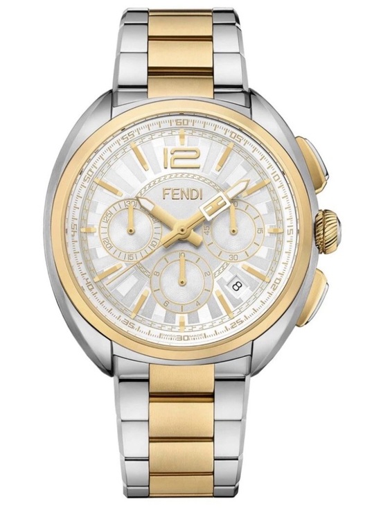 Fendi Other - Fendi Two-Tone Gold and Silver Stainless Chronograph Watch